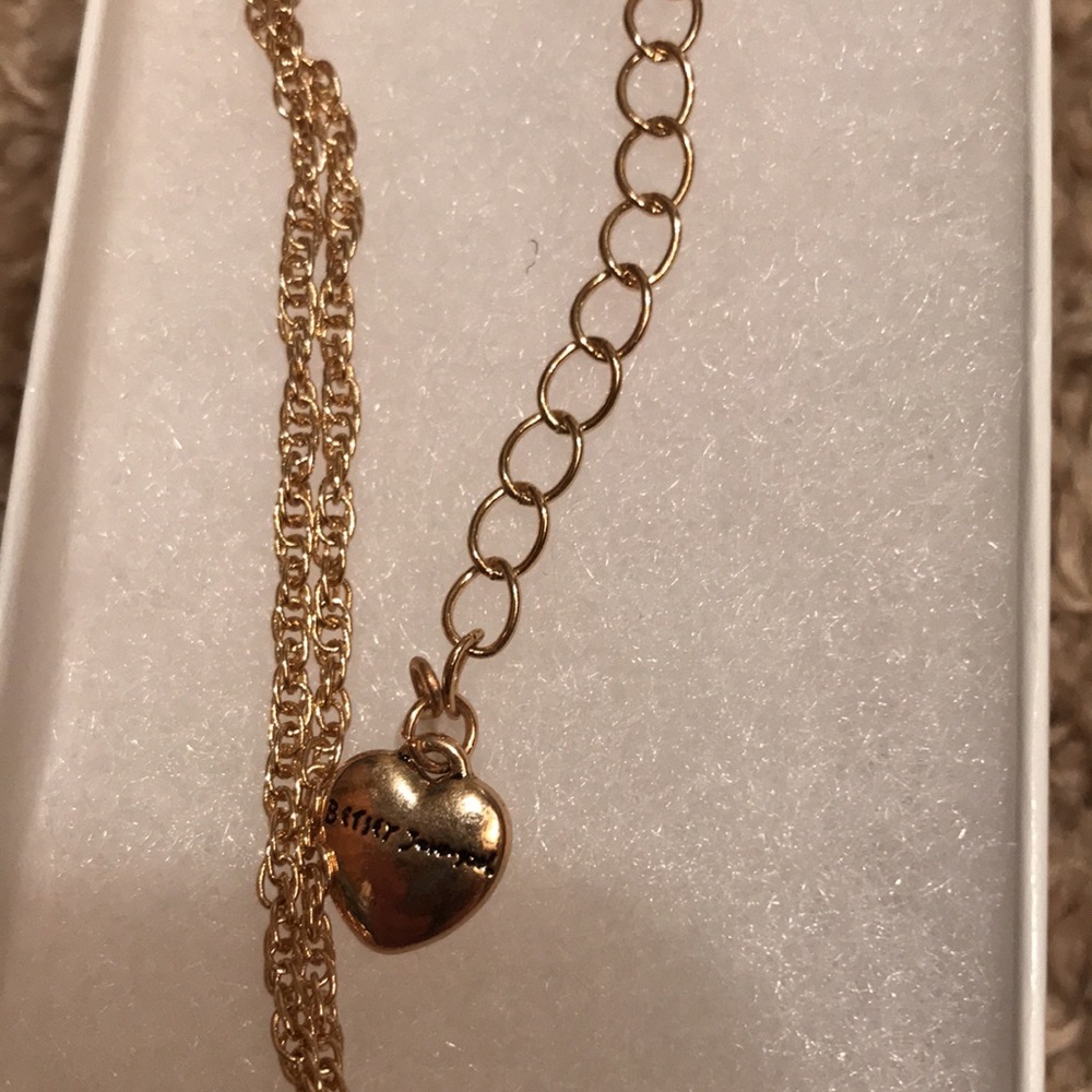 NWT Betsey Johnson mushroom jewel necklace two sided - Picture 5 of 9